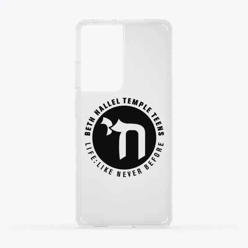 Temple Teen Clear Samsung Case (Black)