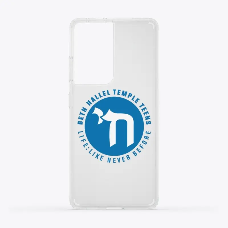 Temple Teen Clear Samsung Case (Blue)